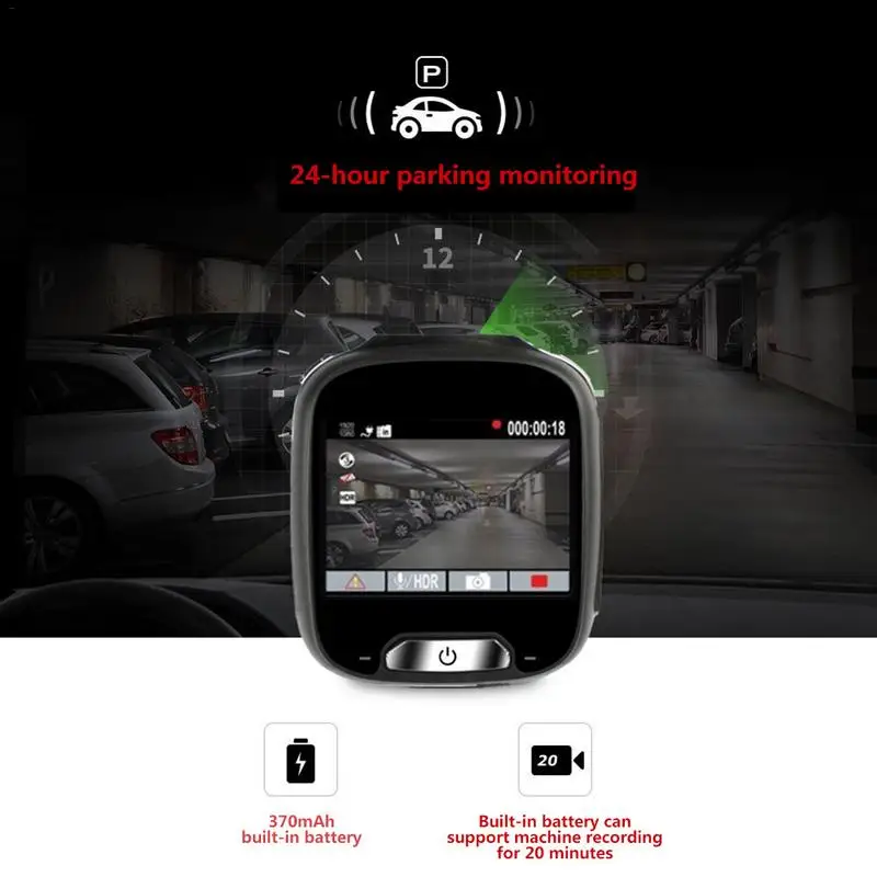 M008 Driving Recorder HD Night Vision 24-Hour Surveillance Camera Concealed Recorder 170 Angle Wide-Angle Car Video Recorder WDR M008 Driving Recorder HD Night Vision 24-Hour Surveillance Camera Concealed Recorder 170 Angle Wide-Angle Car Video Recorder WDR
