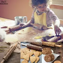 Дерево лазер Рождество вечерние выгравированы партии оленей Рождество штифт тиснением Снежинка деревянный прокатки