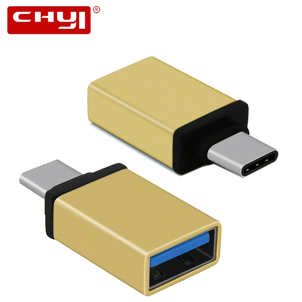 

CHYI USB C 3.0 Adapter Type-C To USB3.0 Hub 5Gbps High Speed Transfer Portable Mini USB OTG Splitter for Macbook Laptop Phone