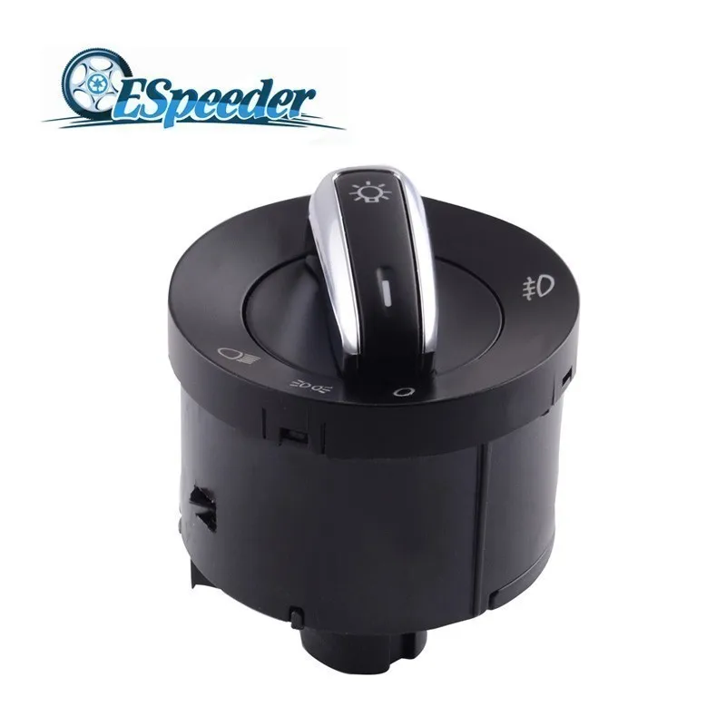 ESPEEDER Headlight Fog Light Control Switch Replacement For VW Golf 5 6