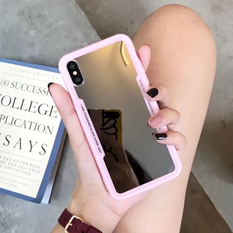 Роскошные зеркальные Чехлы для iPhone 6 6S 7 8 Plus X 10 XR XS 11 Pro Max модный акриловый чехол из