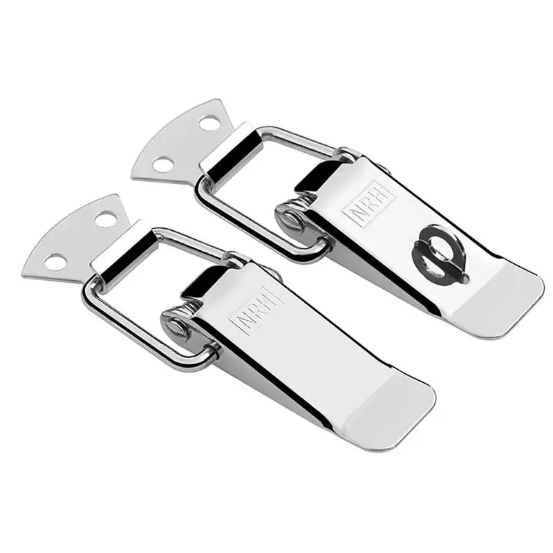 

Cabinet Box Locks Spring Loaded Latch Catch Toggle Iron Hasps for Sliding Door Window Furniture Hardware Cabinet Boxes