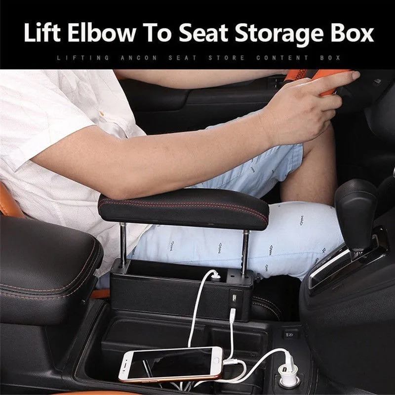 Автомобильное кресло модифицированный подлокотник коробка локоть поддержка штамповка универсальный подъемный подлокотник локоть поддержка сиденья клип зазор коробка для хранения