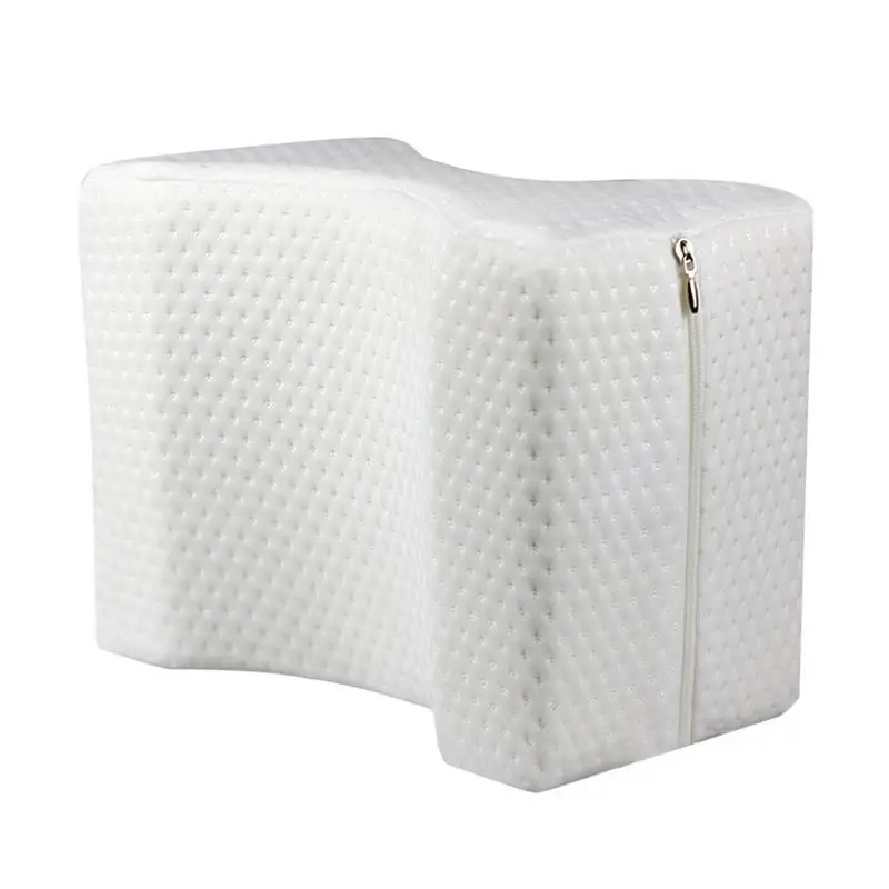 Memory Foam Leg Pillow Leg Pad Leg Shaping For Maternity Shaping White Memory Foam Knee Pillow For Side Sleepers