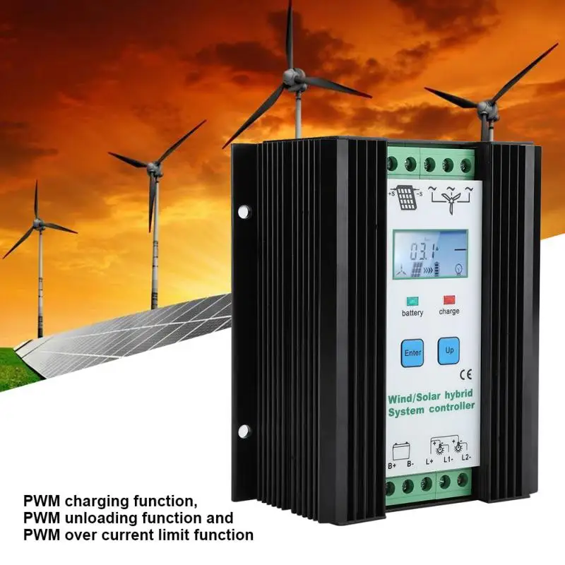 12V PWM энергии ветра и солнечной энергии, гибридный Управление; цифровой интеллигентая(ый) Управление Boost Регулятор зарядки