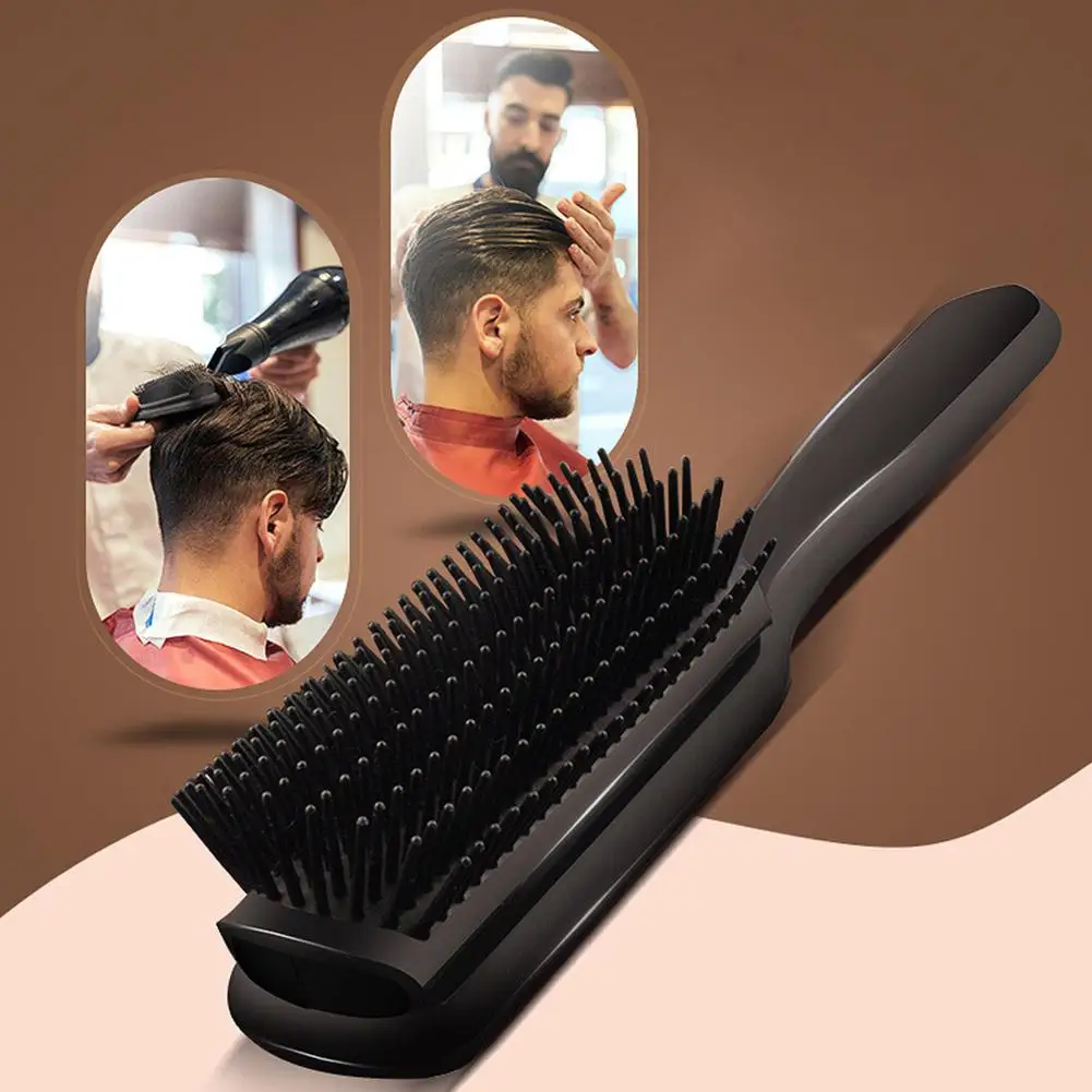 

XY Fancy Men Hair Comb Airbag Brush Anti-static 9 Rows Plastic Brush
