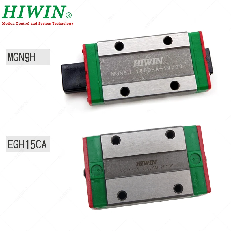 

HIWIN Original EGH15CA Linear Guide Block MGN9H Slider Block Linear Rail Guide carriages for CNC Router Machine 3D printer