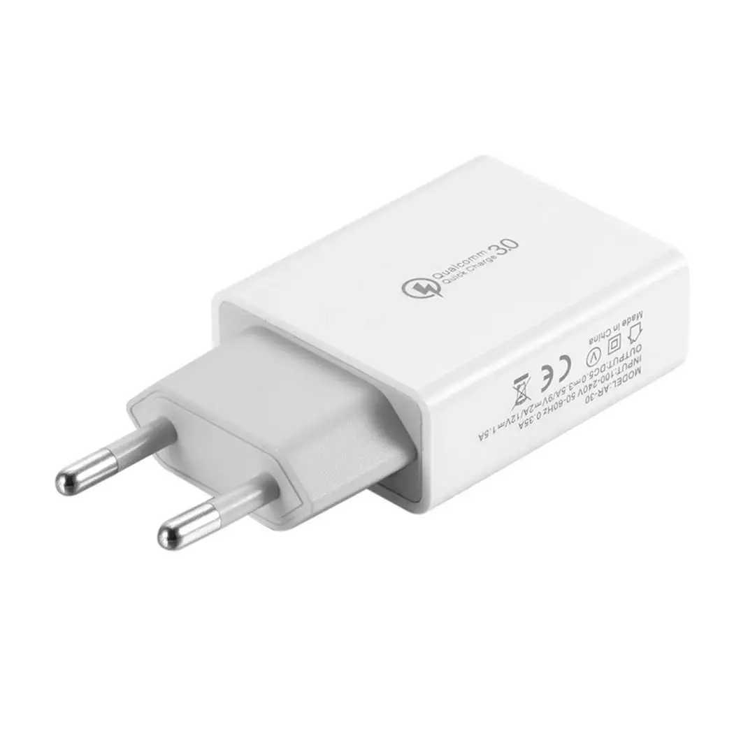

New USB Fast Charging Head Security EU, Adapter Indoor, Outdoor Charger for 5V General Mobile Phone 3100mA