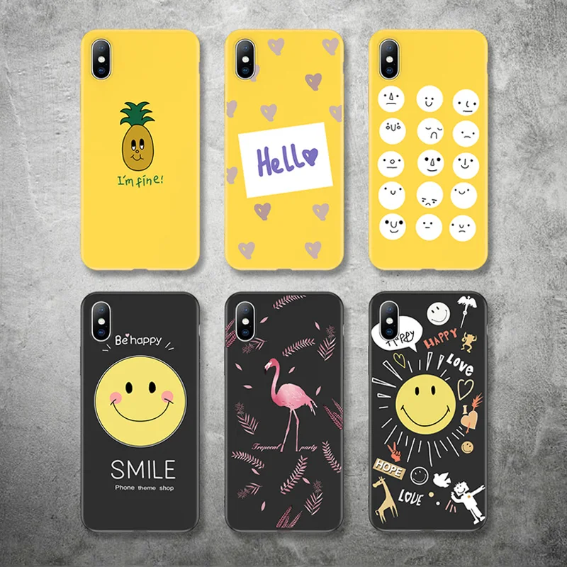

Lovebay Phone Case For iPhone 6 6s 7 8 Plus X XR XS Max 5 5s SE Cartoon Flamingo Panda Love Soft TPU For iPhone X Phone Case