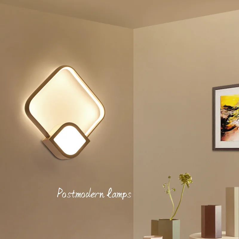 

DE.SOUL Modern Concise Led Bedside Lamp Personality Originality Stairs Aisle Corridor Bedroom A Living Room Wall Lamp