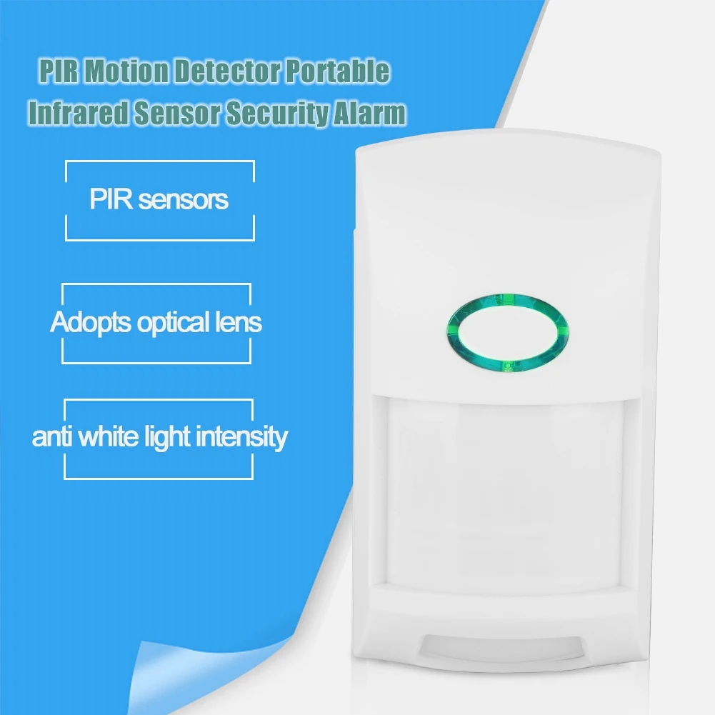 

Pets Immunity PIR Motion Detector Portable Infrared Sensor Security Alarm