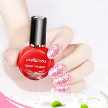 10 мл 16 Цвета для принта ногтей лак для стемпинга для Краски стемпинг ногтей покрытие Декоративный Лак для ногтей маникюр, украшения для ногтей