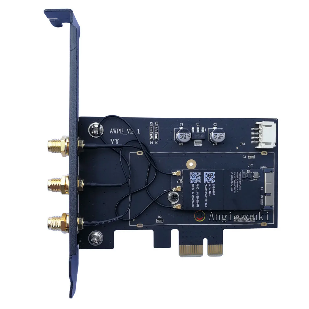 BCM943602CS 802.11AC Wi Fi + Bluetooth 4 0 компьютерная WLAN карта для Mac OS сетевая Broadcom|wlan card|802.11ac