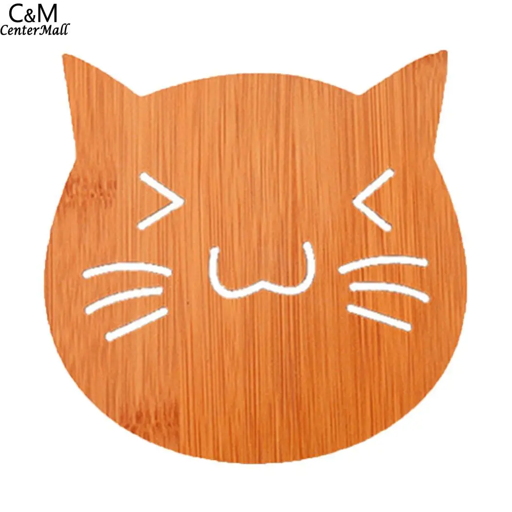 

napkins on the table Insulation Pot Pads Dining Table Slip Kitchen Resistant Mat Heat Wooden Cup coasters pans