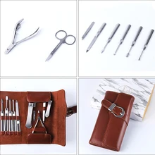 Бренд 10 шт./компл. Набор для маникюра и педикюра кусачки для ногтей кутикулы Толкач Нипер Нержавеющая сталь ногтей Уход за лошадьми инструменты