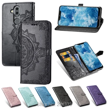 

C-ku For Samsung Galaxy J4 CORE Mandala Flower Strap Flip Wallet Leather Pouch Case Stand ID Card Money Skin Cover Luxury 100PCS