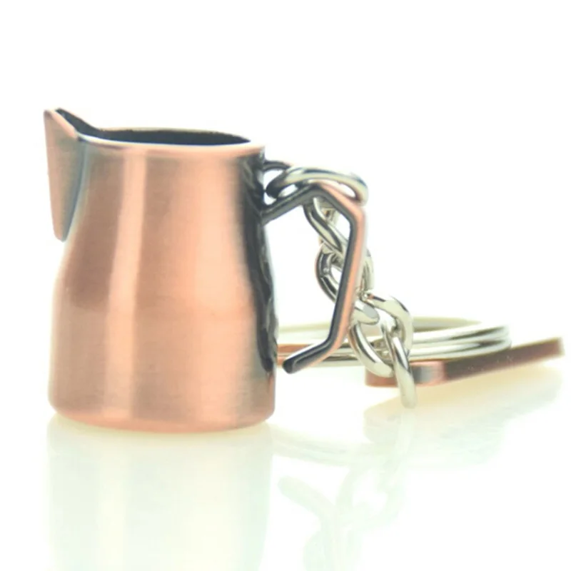 سدادة قهوة مقبض المفاتيح المحمولة سبائك الزنك كيرينغ Coffeeware أدوات تعزيز إسبرسو مستلزمات قهوة باريستا هدايا