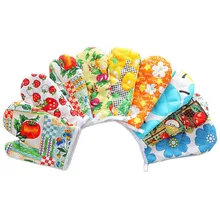 Sale 1PC Insulation Cotton Popular High-temperature Cute Microwave Oven Mitts Kitchen Supplies 4pcs13 13cm thickness 0 4mm universal cuttable insulation high temperature insulation mica sheet microwave oven insulation sheet