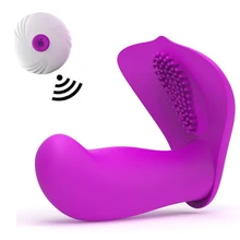Wearable Strapon G Spot Dildo Vibrator Wireless Remote 10 Mode Vaginal Clitoris Stimulator Vibrators Sex Masturbator for Women