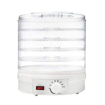 

Food Dehydrator Fruit Vegetable Herb Meat Drying Machine Snacks Food Dryer With 5 Trays Eu Plug