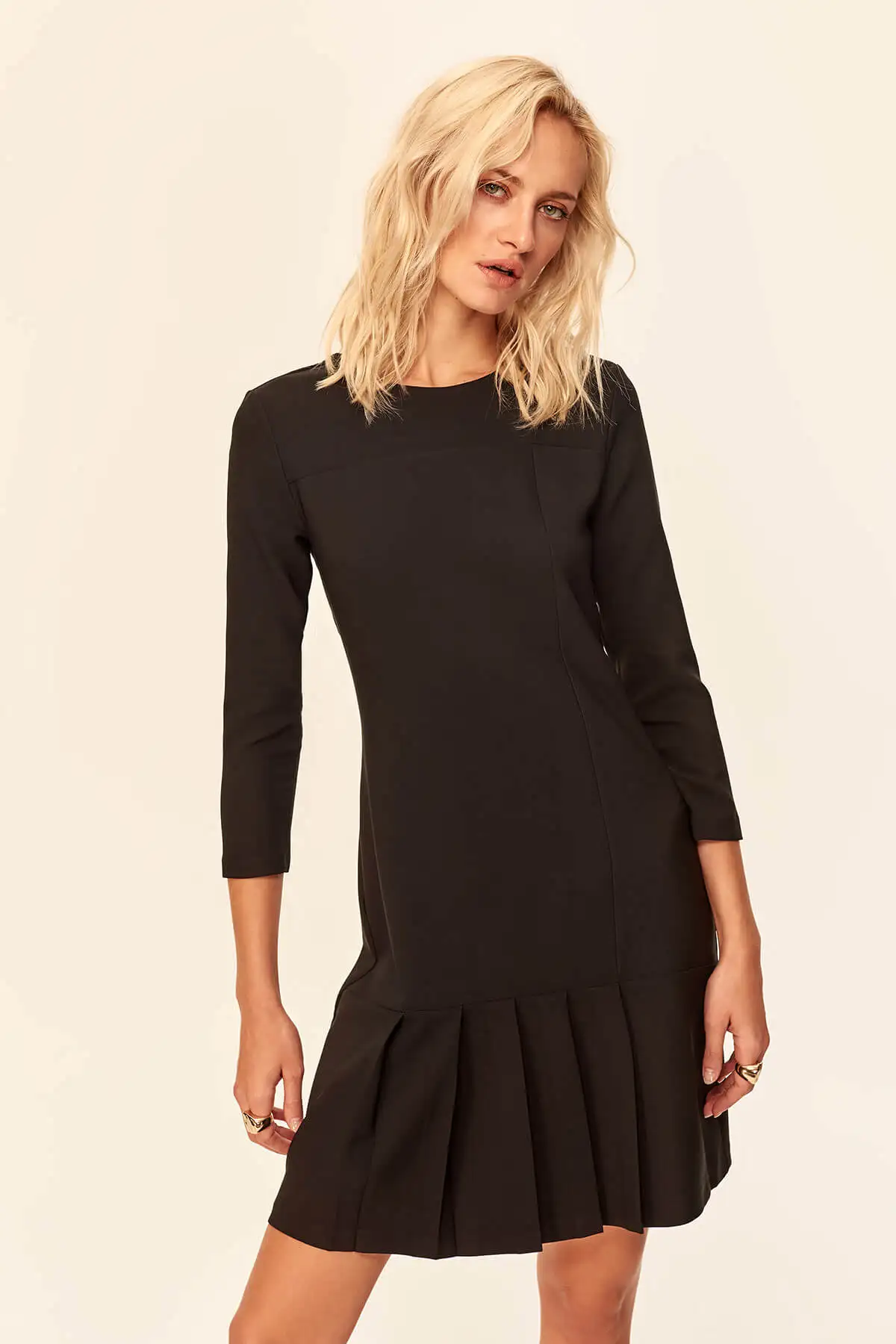 Trendyol Advanced Battery Black Dress TOFAW19BB0634 | Женская одежда