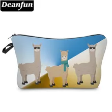 Deanfun Waterproof Cosmetic Bag Printing Desert Llamas Makeup Bag Toiletry Storage Neceseries Gift 51365 # цена Deanfun Waterproof Cosmetic Bag Printing Desert Llamas Makeup Bag Toiletry Storage Neceseries Gift 51365 # цены онлайн