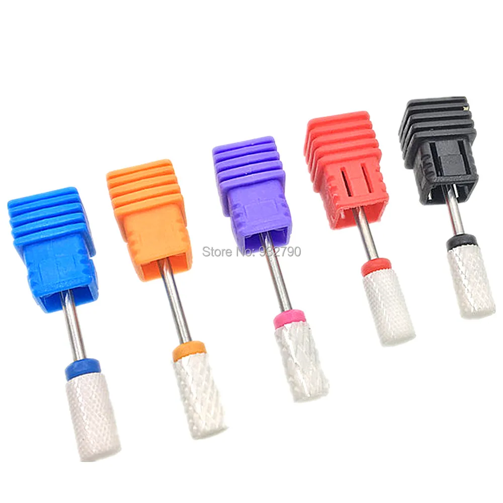 

Ceramic Nail Drill Bit Electric File Manicure Pedicure Nail Art Tool Rotary File Drill Bit Manicure Tool 3/32" Grinding Head DIY