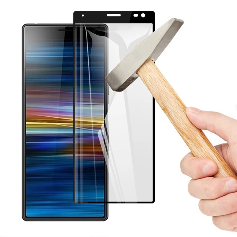 

Full Screen Cover 9H Tempered Film For Sony Xperia 10 Plus XZ4 XA1 Glass Glass For Sony L3 XA3 XA2 Ultra XZ2 XZ1 XA1 Ultra/ Plus
