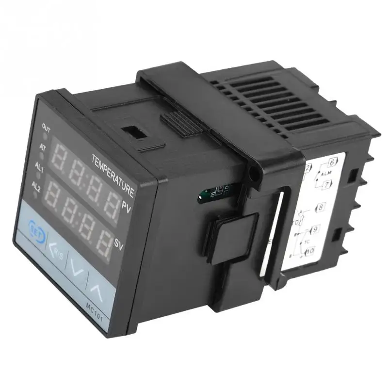 Digital Temperature Controller,Relay SSR Output Temperature Controller Universal Thermostat Instrument MC101 Digital PID Temperature Controller Relay SSR Output Digital Temperature Controller,Relay SSR Output Temperature Controller Universal Thermostat Instrument MC101 Digital PID Temperature Controller Relay SSR Output
