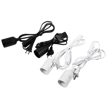 

1Pc E27 Socket Hanging Pendant Light Lamp Holder Fixture Home Lamp Base Chandeliers Bulb Socket Holder Cord with Switch Hot Sale