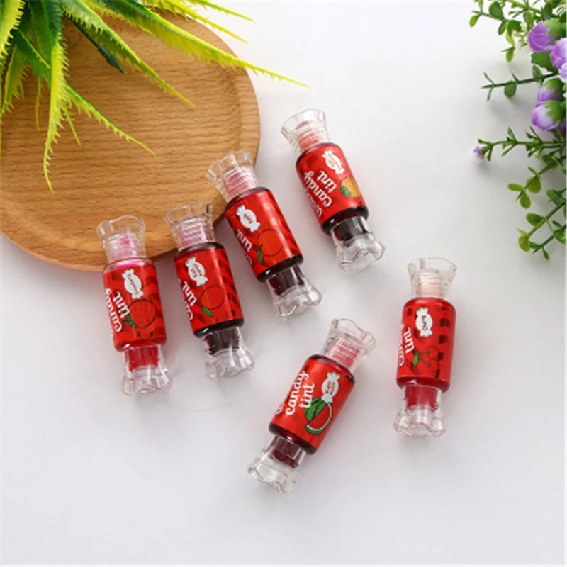 Najtaniej 24 sztuk partia z owocowymi dodatkami smakowymi lub środkami aromatyzującymi błyszczyk do ust cukierki odżywczy balsam do ust glazury cieczy szminka długotrwały nawilżający makijaż kosmetyczne