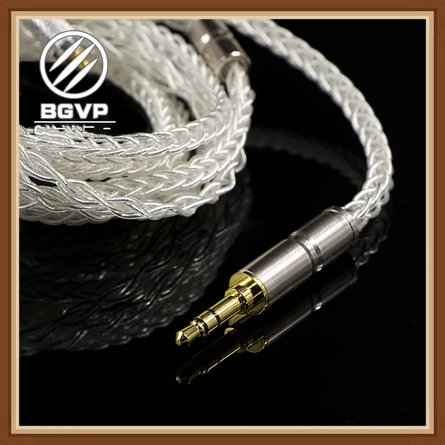 Наушники BGVP 6N 400 Core серебристые с OCC-покрытием 2 5 мм 3 Aficionados MMCX сменный Hi-Fi кабель