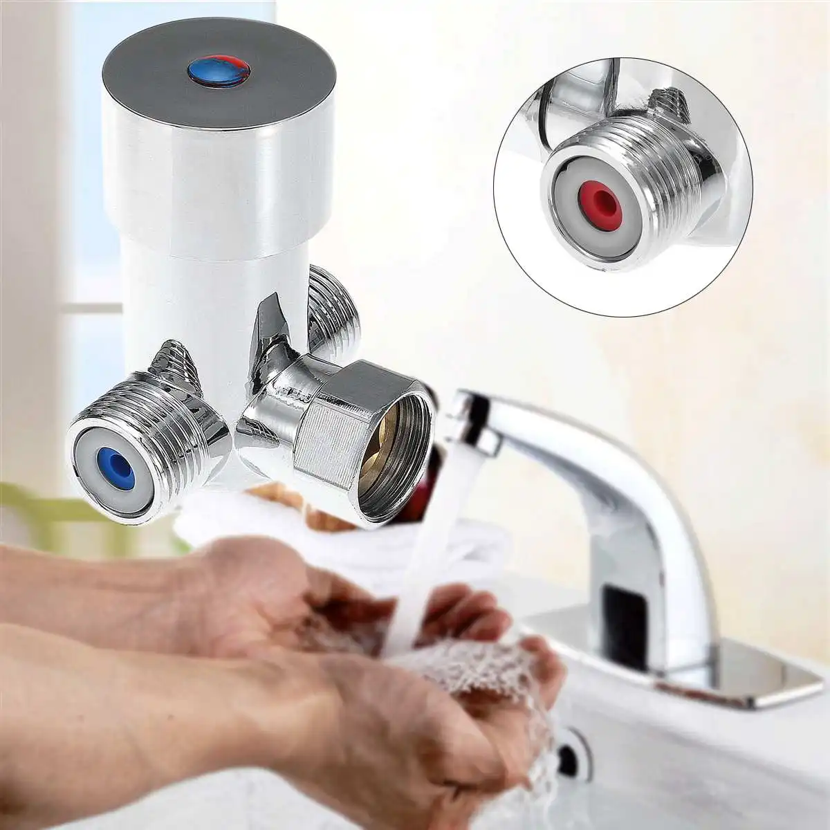 

Water Control Valve For Single Cold Water Sensor Faucet Temperature Control Adjust Valve For Automatic Mixing Valve