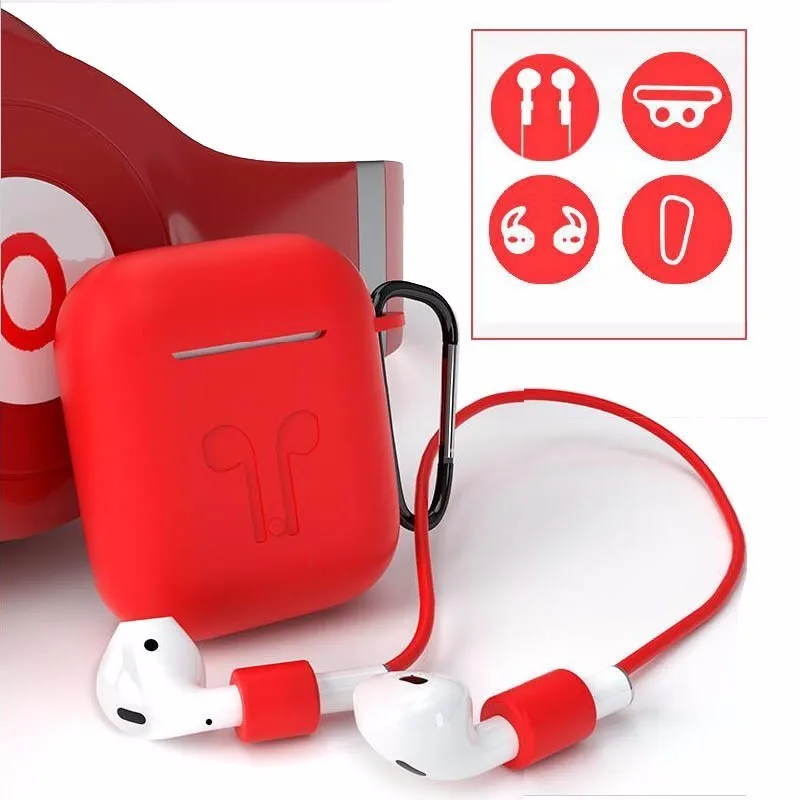 Soft Silicone Case For Apple Airpods Shockproof Cover For