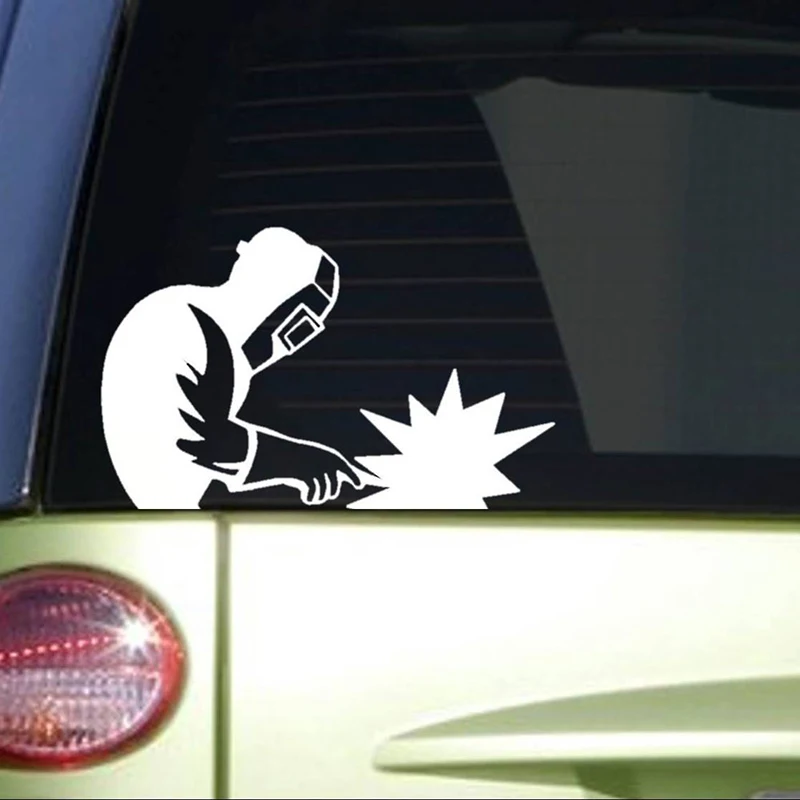 

Welder Sticker Vinyl Welding Decal Motorcycle SUVs Bumper Car Window Laptop Car Styling Vinyl Decals