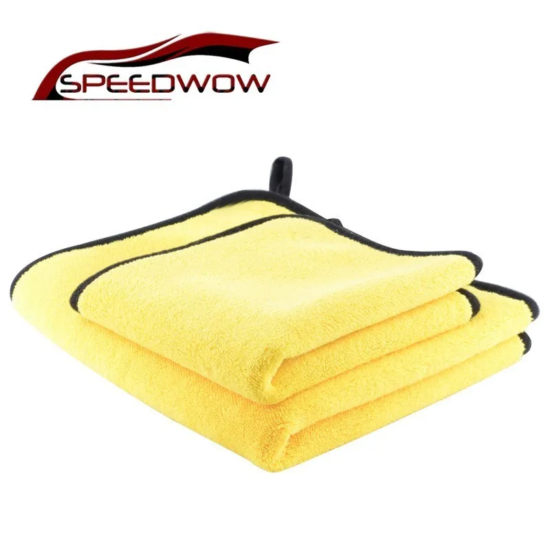 Супер впитывающее полотенце из микрофибры для автомобиля SPEEDWOW сушильная ткань