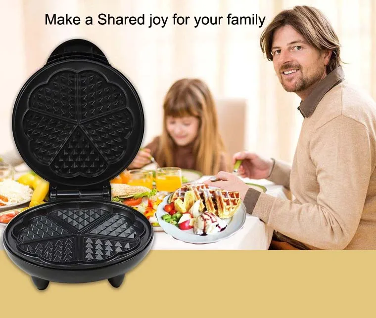  220-250V Electric Waffle Maker Muffin Machine Microcomputers Cake Pan Heating Baking Machine Kids B