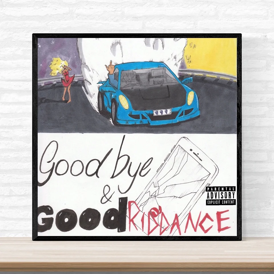 Постер Goodbye & Good ridddance 2018 Обложка для музыкального альбома постер с принтом на