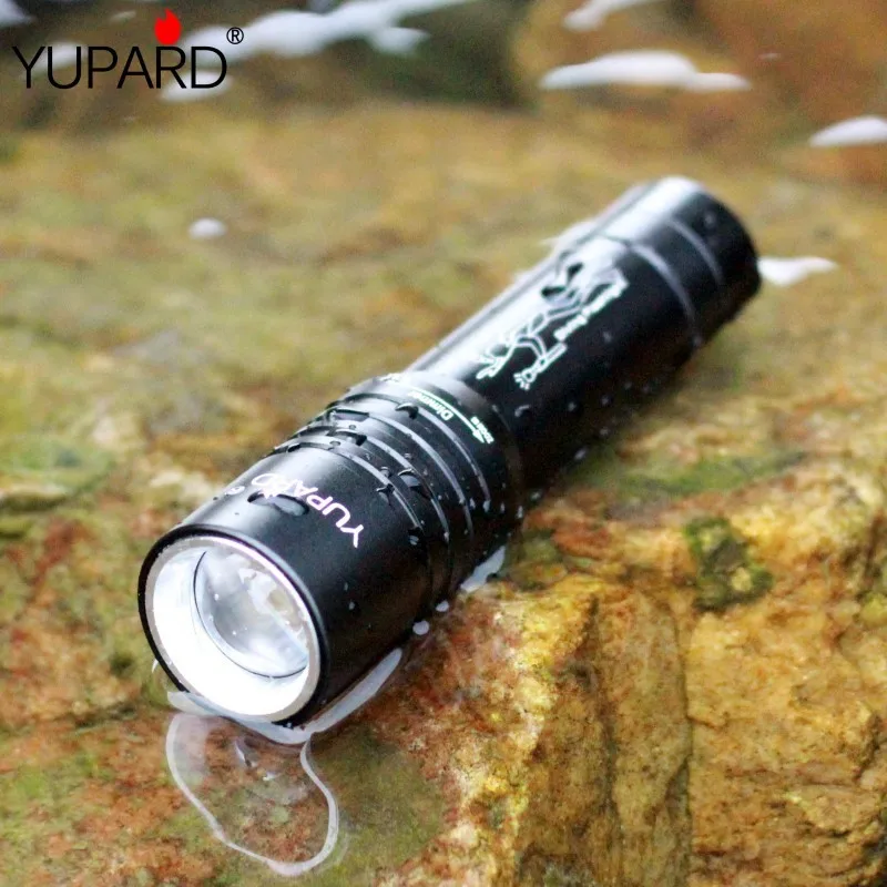 YUPARD XM-L T6 светодиодный 1000LM Дайвинг Увеличить фонарик diver Масштабируемые Факел Яркость Водонепроницаемый Подводные 50 m белый световой факел