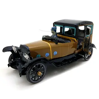 

Mechanical Toy Old Metal Driver Driven Saloon Collection Gifts for Children