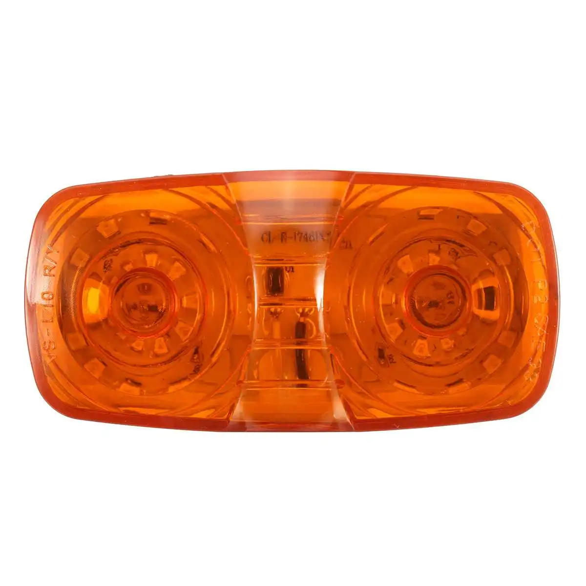 DC12V Trailer Truck Side Marker Light Clearance Indicator Tiger Eye