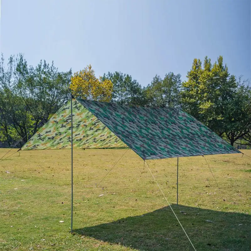 Impermeable UV multifunción tienda Tarp luz sol sombra verano jardín Gazebo Ourdoor sombra velas