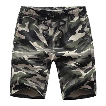 

Men's Summer New Premium Relaxed Fit Military Cotton Twill Cargo Short Men Casual Print Belted Beach Board Camouflage Shorts Men
