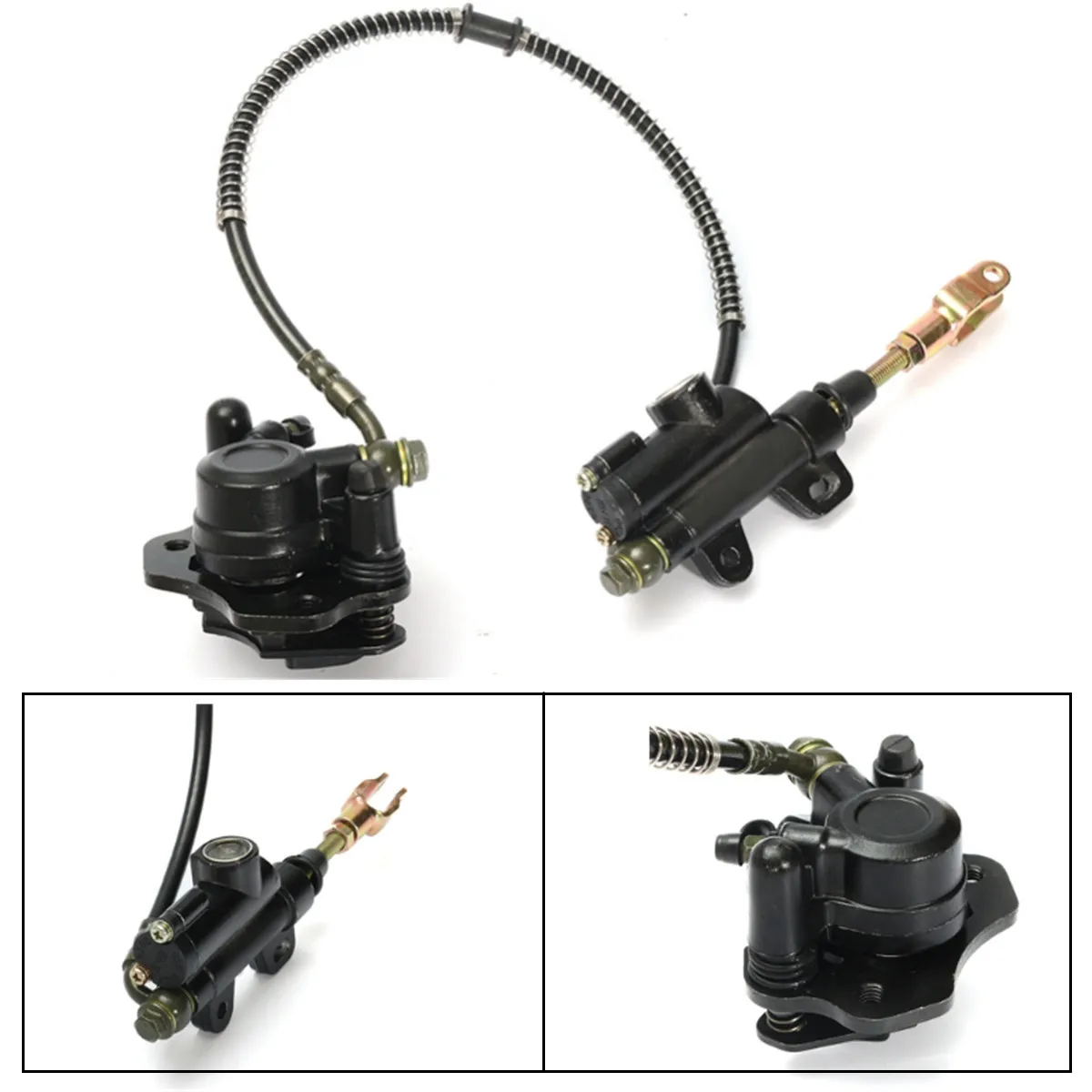 

Rear Hydraulic Brake Master Cylinder Caliper 50cc 70cc 90cc 110cc 125cc Chinese ATV Quad