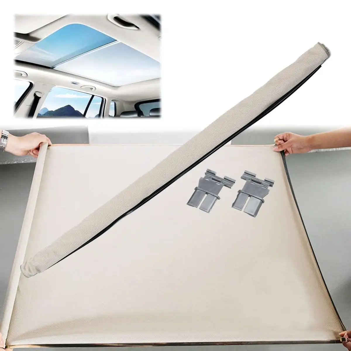 

NEW Hot Sunroof Sunshade Corn Beige 1K9877307B Fit for VW Sharan forTiguan Golf for Audi Q5