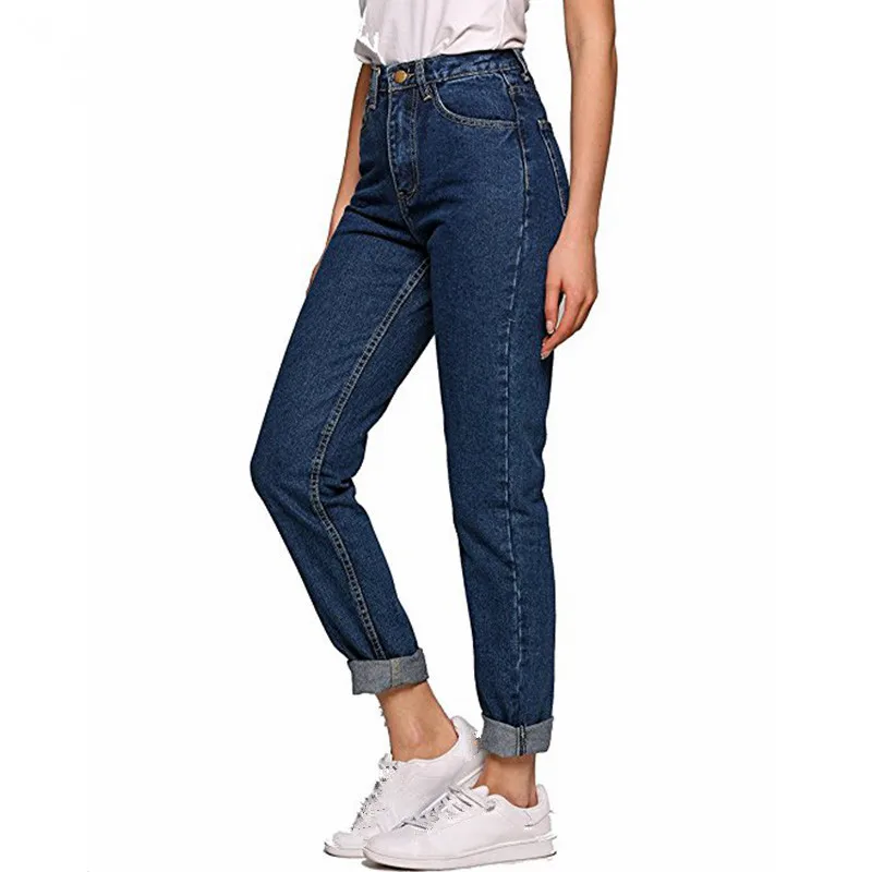 2018 Retro Women Pencil Denim Pants Fashion High Waist Jeans Woman Casual Vintage Boyfriend Jeans Korean 2018 Retro Women Pencil Denim Pants Fashion High Waist Jeans Woman Casual Vintage Boyfriend Jeans Korean
