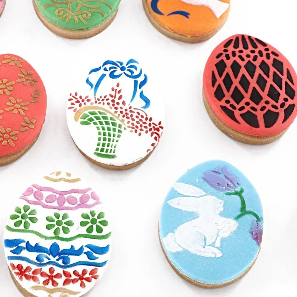 

1 Pcs 7.3*5.5 Cm Stainless Steel Mould Easter Egg Pattern Cookie Mould Cookie Decorating 1-Piece Cookie Cutter