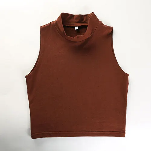 Летние сексуальные женские без рукавов модный жилет Топ Футболка Твердые Camis