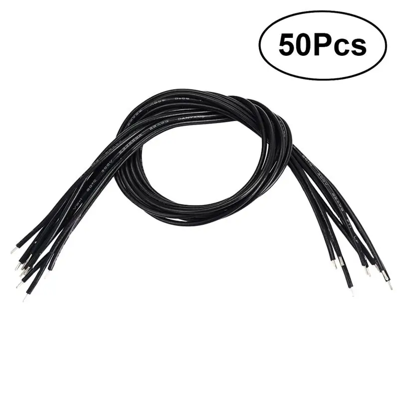 

Set of 50 0.3M Guitar Circuit Connection Cable Wire Guitar Circuit Shielded Connection Wires for Electric Guitar