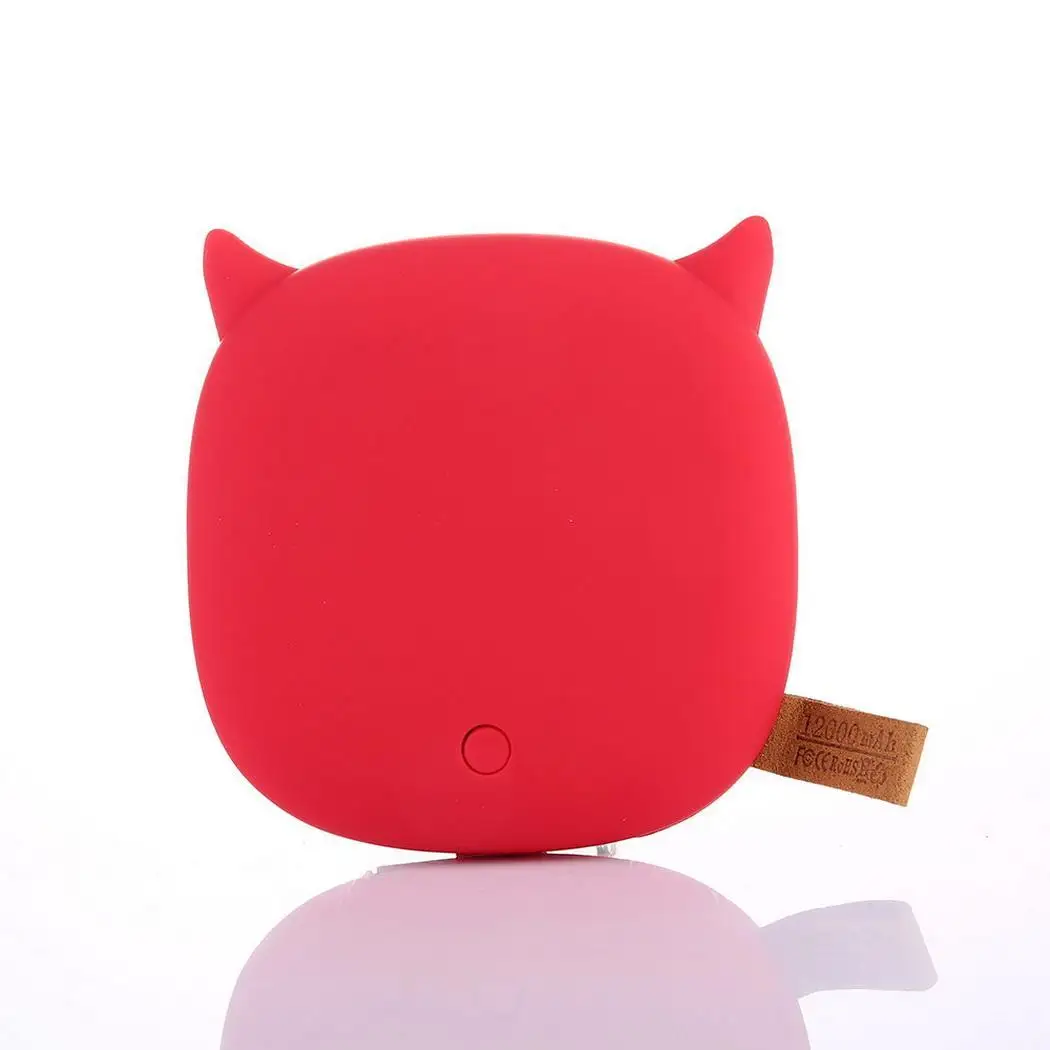 12000 мАч power bank сова милый мультфильм двойной банк мобильный Банк питания зарядное